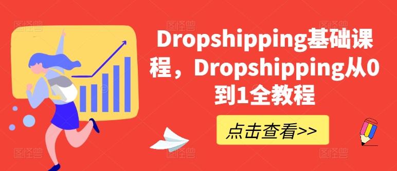 Dropshipping基础课程，Dropshipping从0到1全教程-Z网创