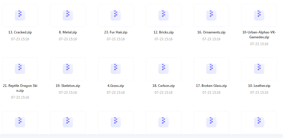 【素材分享】实用教程+素材 Zbrush与Blender表面纹理合集-Z网创
