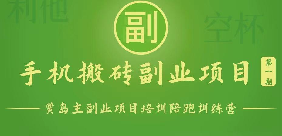 手机搬砖小副业项目训练营1.0,能用手机做的简单小副业-Z网创