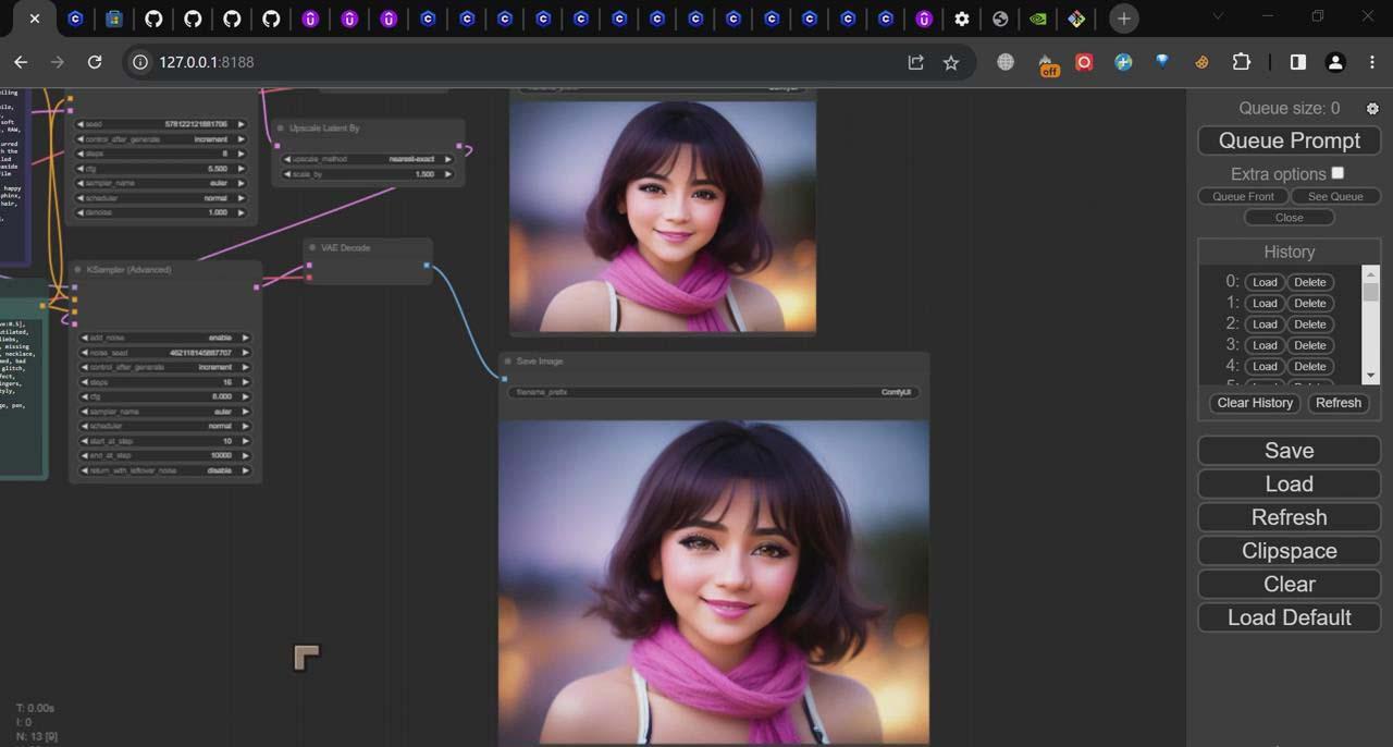 图片[2]-ComfyUI 利用 Stable Diffusion 学习AI GUI 工作流程教程-中英字幕-Z网创