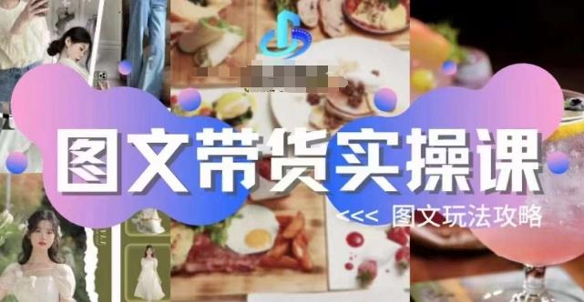 图文带货实操课，图文玩法攻略玩法-Z网创