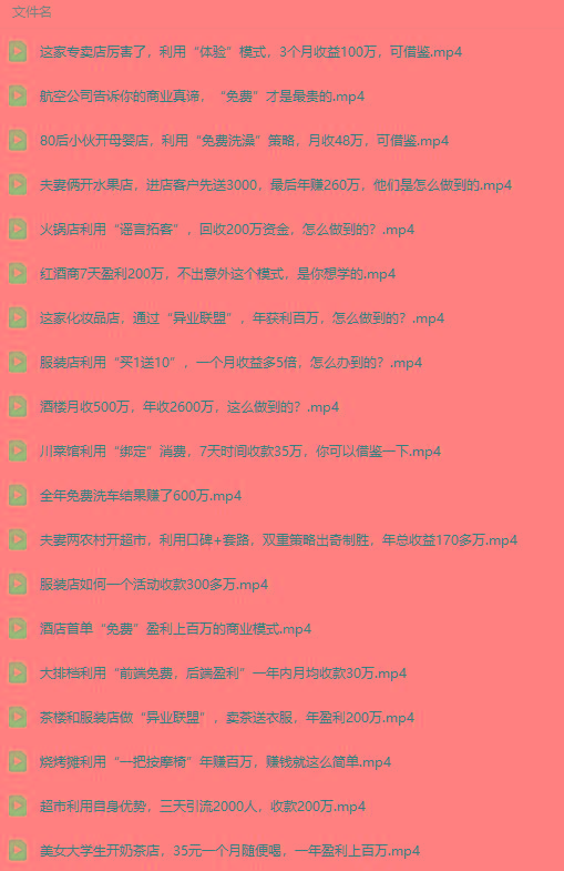 图片[5]-(9607期)真实有效391套商业模式，年入几十到几百万案例解析(电子书+视频+图文)-Z网创