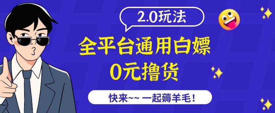 外面收费2980的全平台通用白嫖撸货项目2.0玩法【仅揭秘】-Z网创