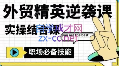 大表姐·外贸精英逆袭-实操综合课-Z网创