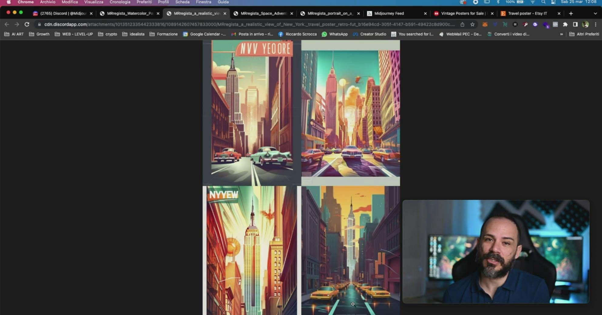 图片[10]-Midjourney AI人工智能创建和销售令人惊叹的海报教程-10节课-中英字幕-Z网创