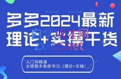 拼多多2024最新规则理论结合实际的干货-Z网创