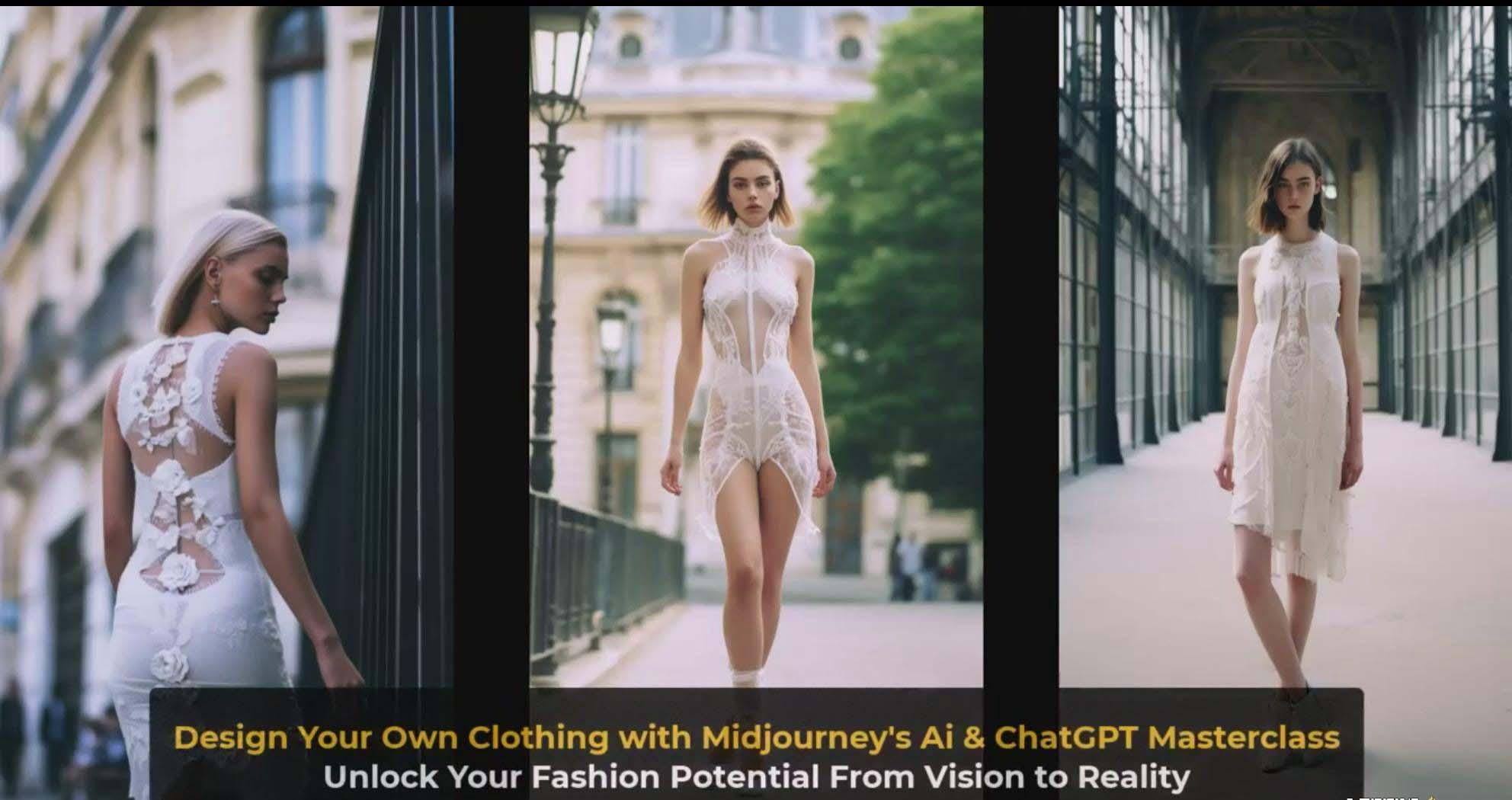 图片[4]-利用 Midjourneys Ai 人工智能设计自己的服装AI大师班-10节课-中英字幕-Z网创