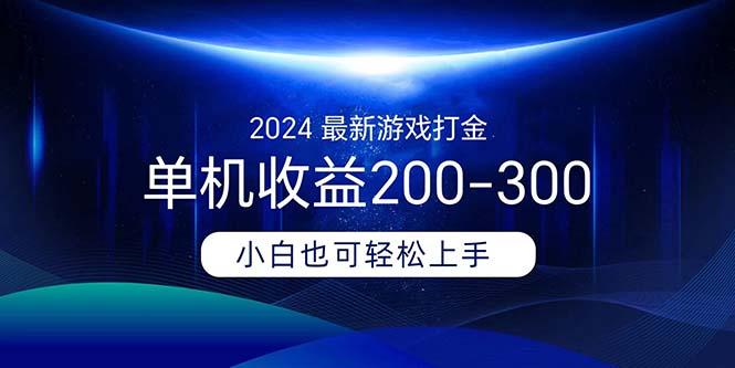 2024最新游戏打金单机收益200-300-Z网创