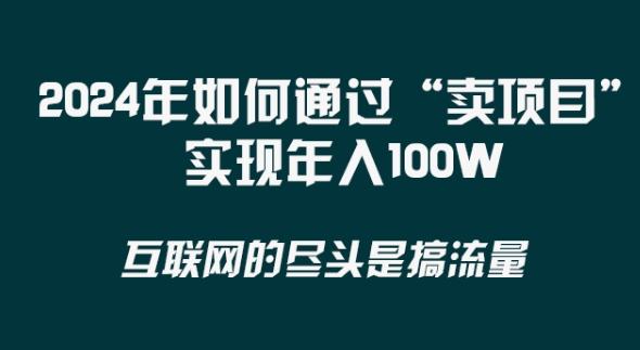 2024年 做项目不如‘卖项目’更快更直接！年入100万-Z网创