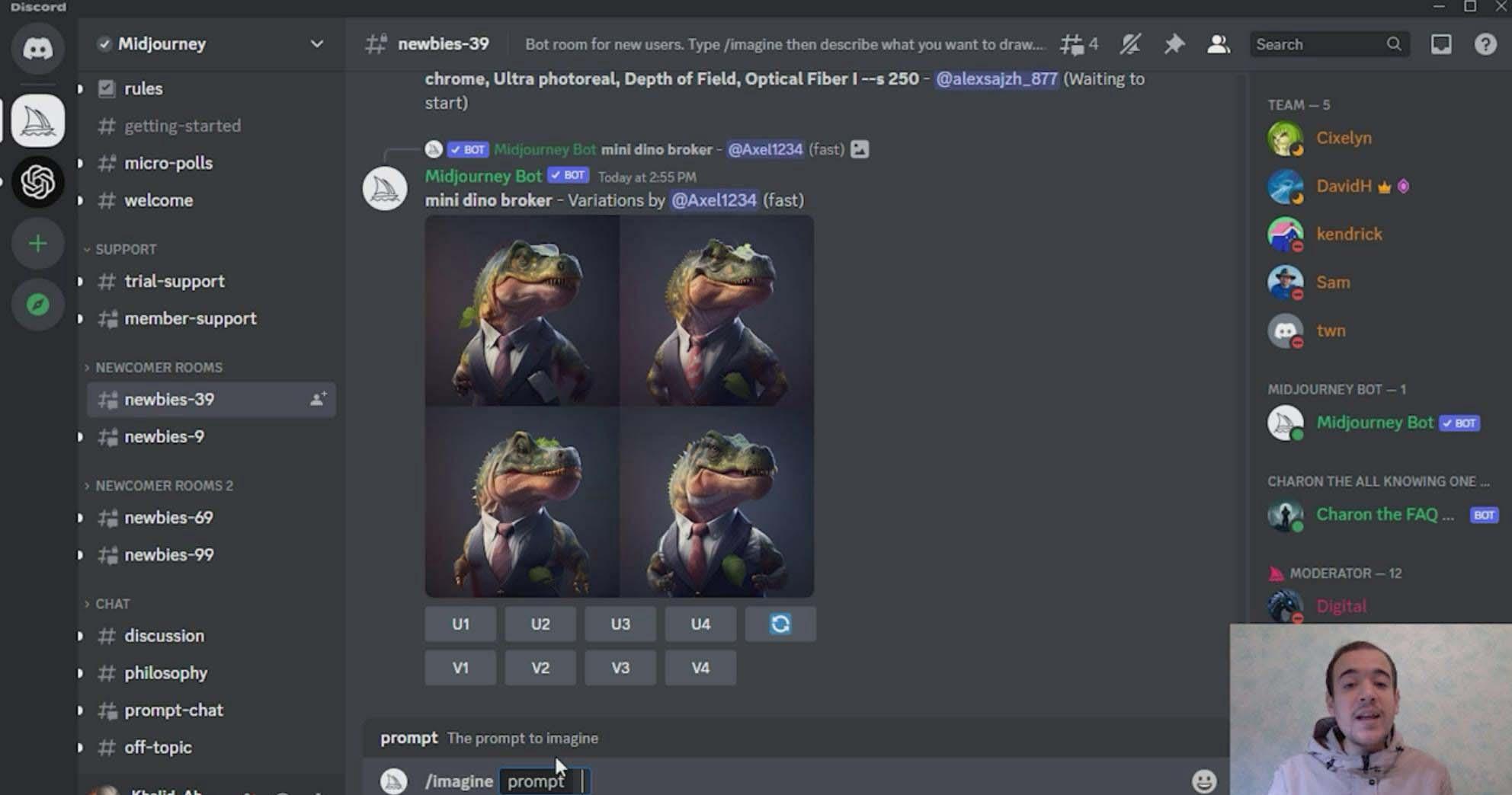图片[1]-Midjourney 精通教程-使用Midjourney AI创建美丽艺术图像-36节课-中英字幕-Z网创